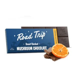Desert Stardust Mushroom Chocolate Bar Dark Chocolate Orange
